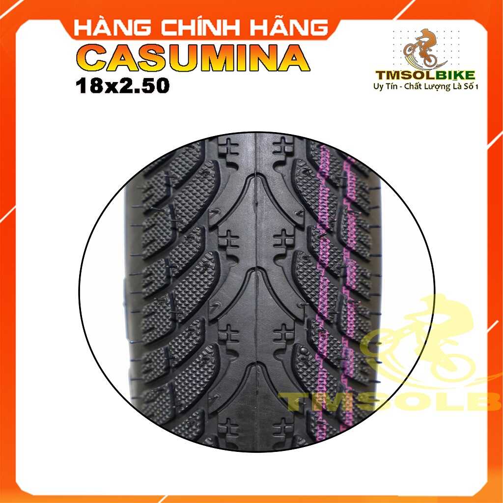 Vỏ Lốp Xe Đạp Điện 18x2.5 CASUMINA