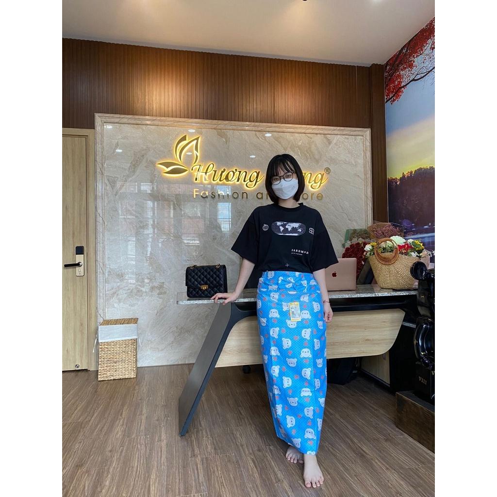 Váy chống nắng , DX Thương hiệu HƯƠNG GIANG , Vải tốt 2 Lớp - Dùng được 2 mặt- Có Túi -Giao màu ngẫu nhiên