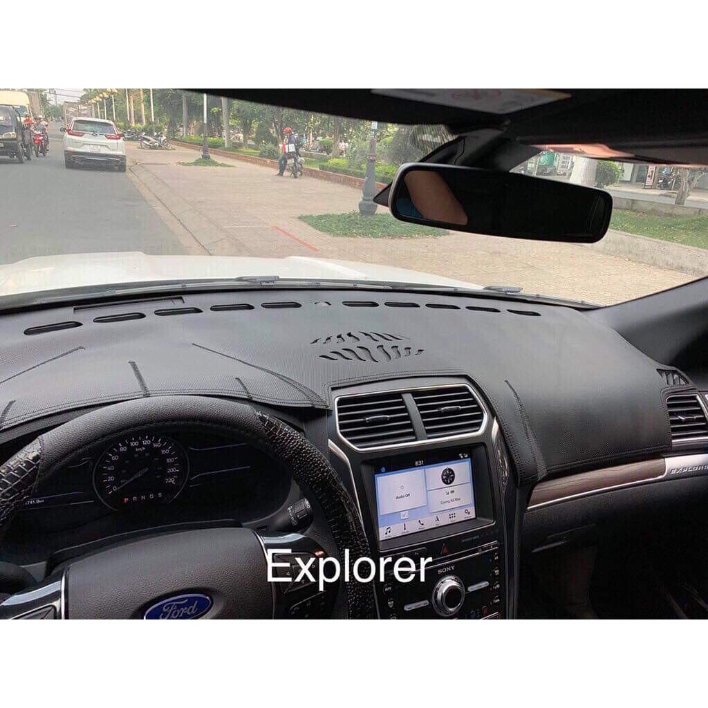 THẢM TAPLO DA VÂN CARBON CAO CẤP XE FORD EXPLORER