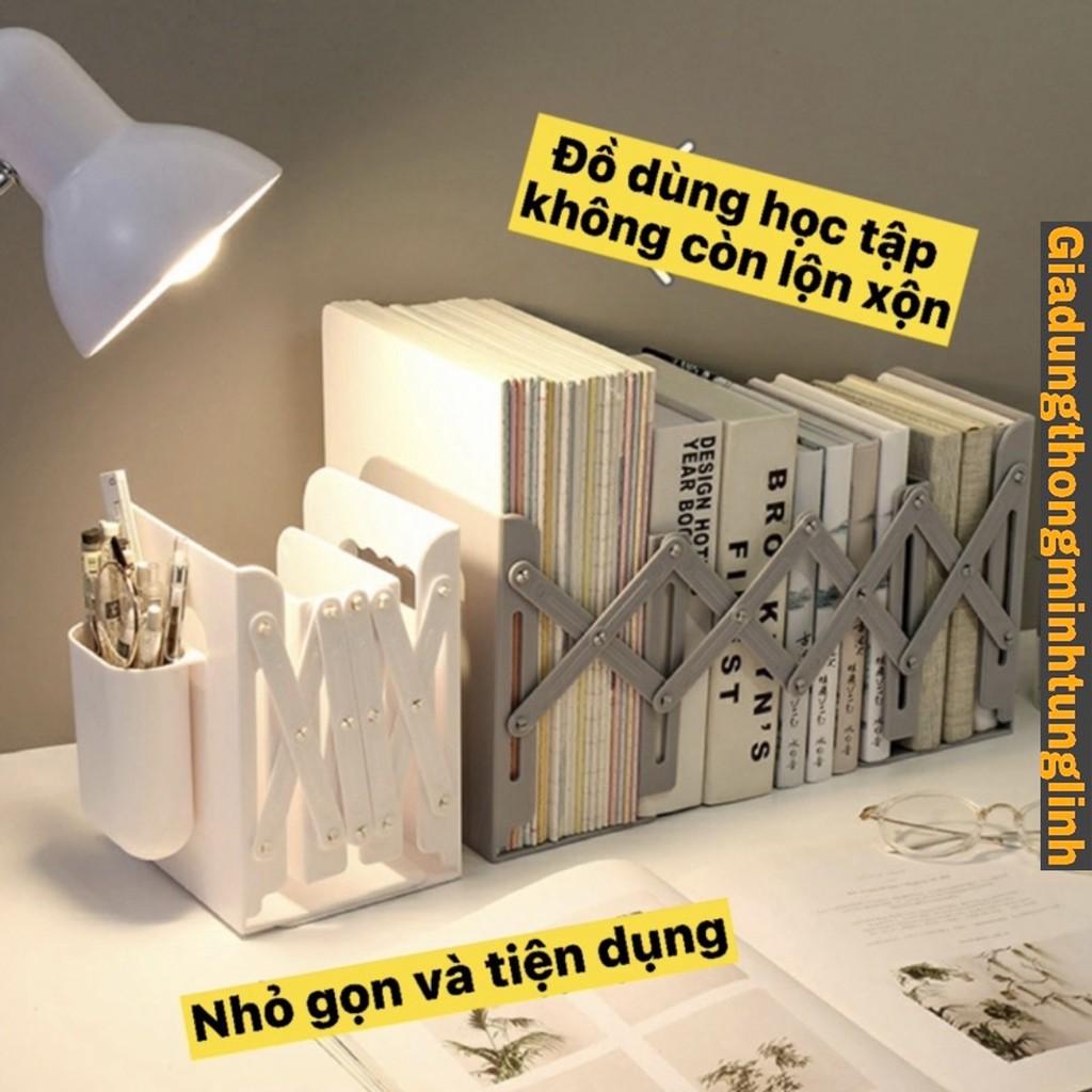 Đèn học cảm ứng và giá sách gấp gọn - Sạc Không Dây cảm ứng tiết kiệm năng lượng 5 chế độ đèn bảo vệ