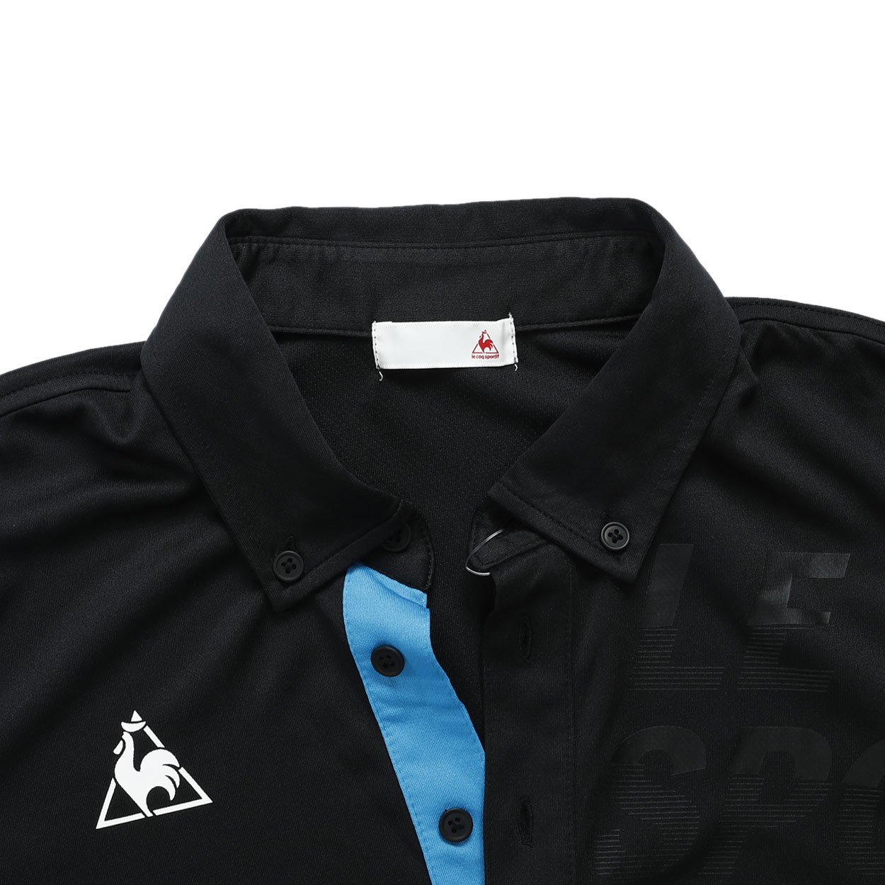 Áo Polo le coq sportif nam QMMPJA42-BLK