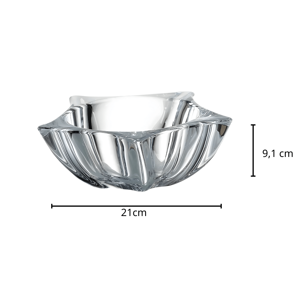 Tô sao Yoko 21cm Crystal Bohemia Hàng chính Hãng