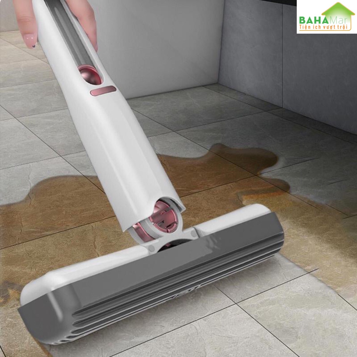 CÂY LAU MINI ĐA NĂNG VÀ THÔNG MINH TỰ VẮT GẤP GỌN SIÊU THẤM HÚT TIỆN DỤNG LAU DỌN "BAHAMAR" Làm sạch mạnh mẽ, có thể lau nhiều loại bề mặt : kính, đá, sàn nhà, sàn bếp, bàn vệ sinh, bàn học...