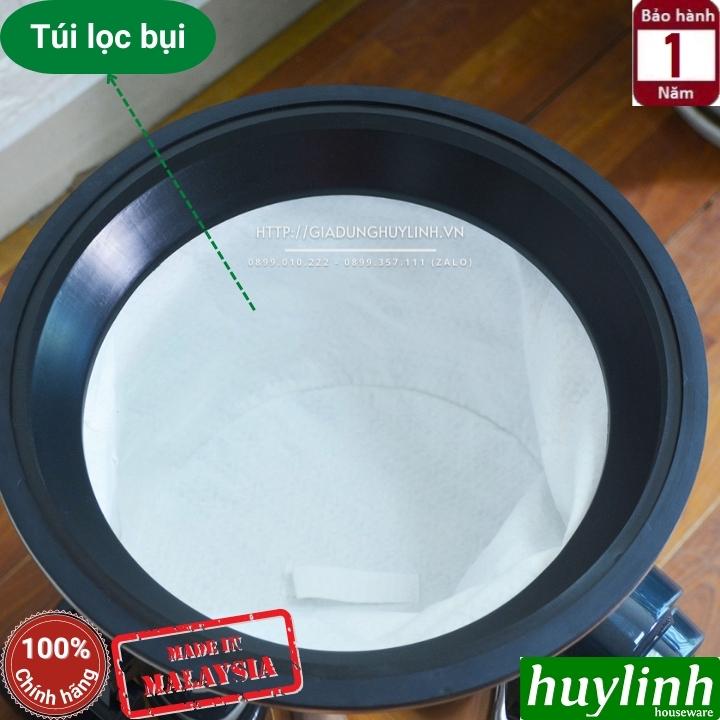 Máy hút bụi công nghiệp khô và ướt Tiross TS9303 - dung tích 38 lít - 1600W - Sản xuất tại Malaysia - Hàng chính hãng