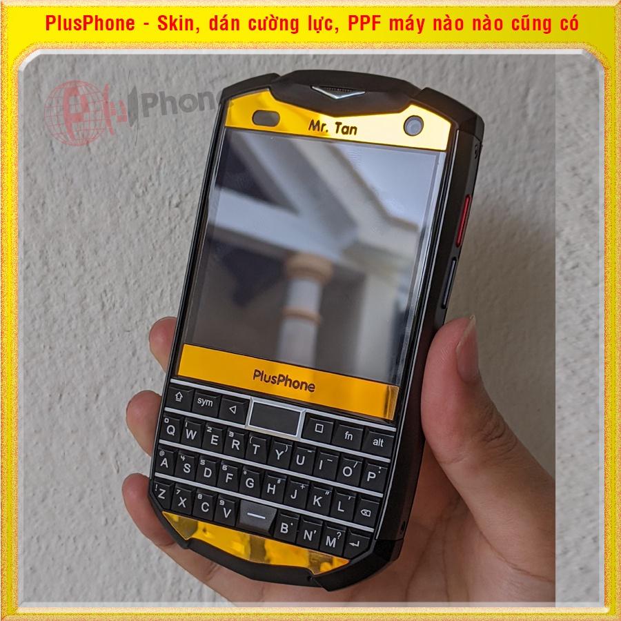 Bộ dán cường lực dẻo mặt trước và Skin vân da cho Unihertz Titan Pocket