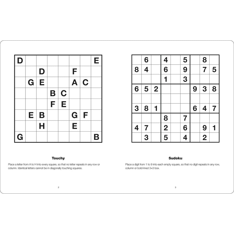Sách Large Print Puzzle Book - Brain Training