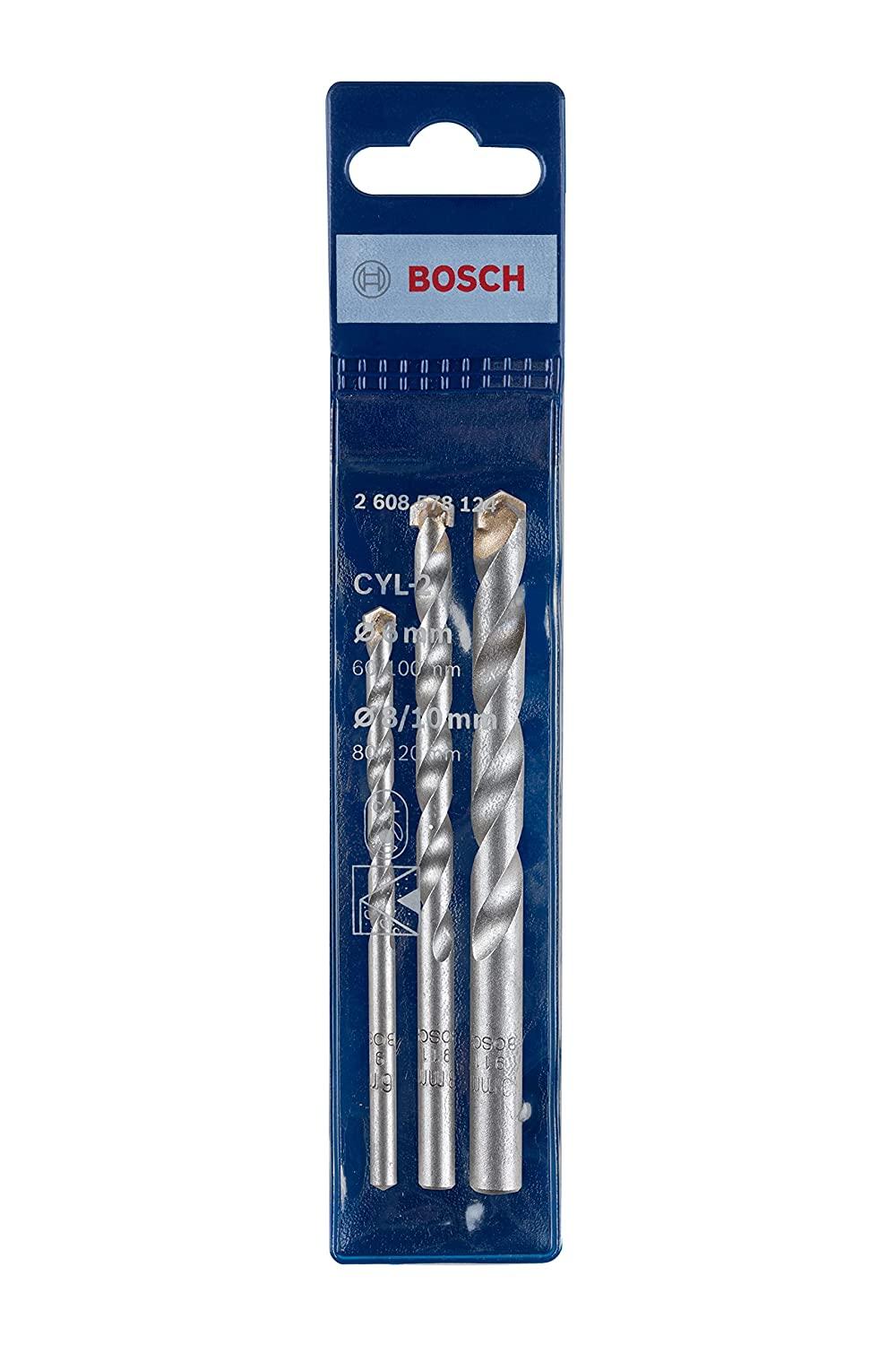 BỘ MŨI KHOAN TƯỜNG CONCRETE 6/8/10 BOSCH 2608578124 - HÀNG CHÍNH HÃNG