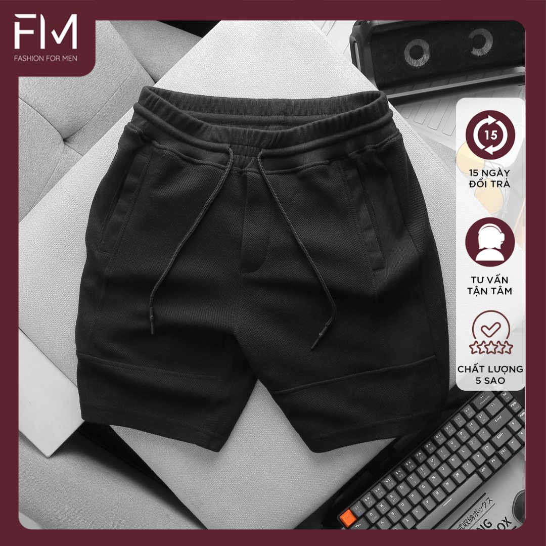 Quần short nam FM NEWBASIC, chất thun Pique cao cấp, thời trang năng động - FORMEN SHOP - FMPS229