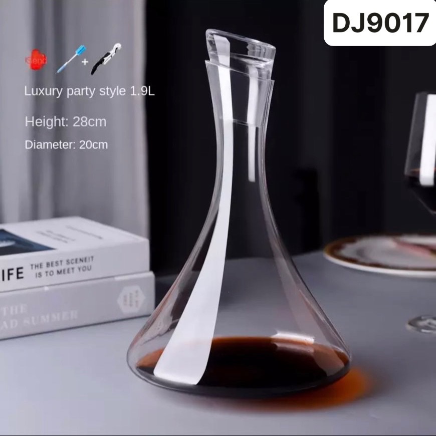 Bình Decanter Phale Cao Cấp Có Nắp 1.6 Lít DJ9706