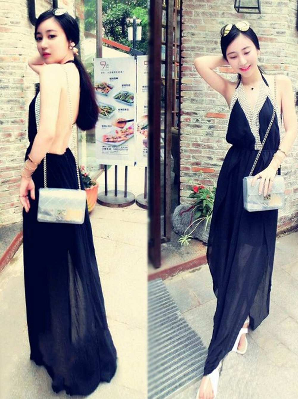 Váy Maxi Xẻ Tà Đi Biển