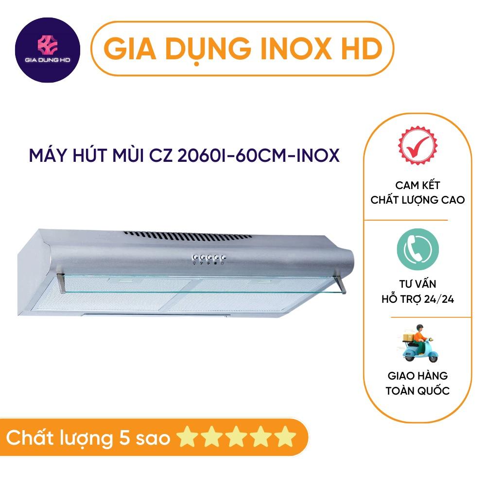 Máy hút mùi Canzy  CAO CẤP  Hút mùi CZ 2060i-60cm-inox cao cấp chạy êm