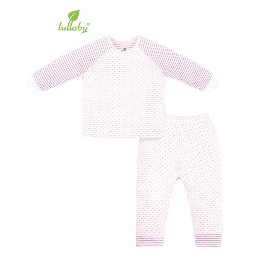 LULLABY - Bộ dài tay raglan thu đông Double face bé trai/bé gái NH2930-19NH04-18