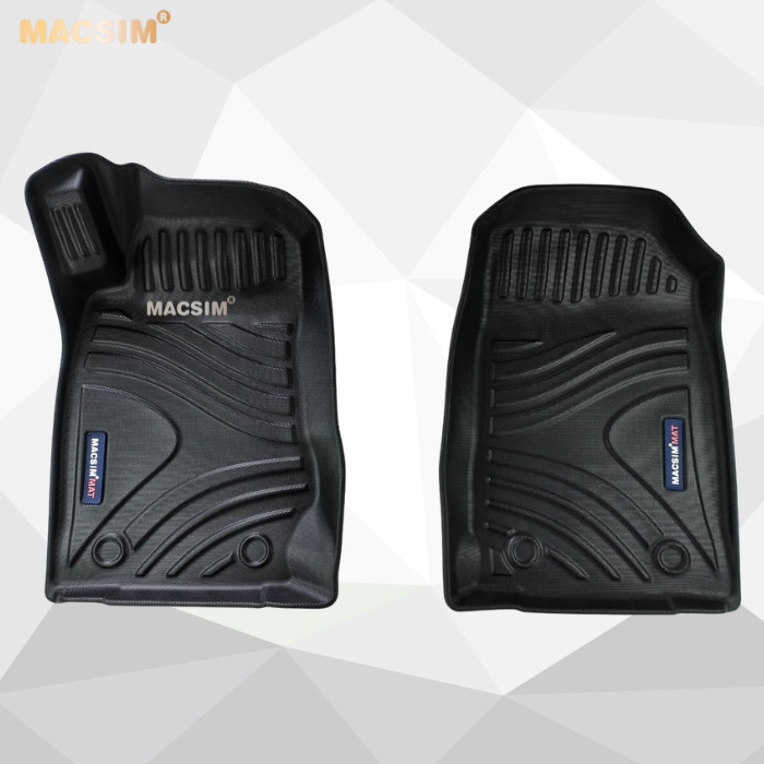Thảm lót sàn xe ô tô Isuzu D-max 2014-2019 Nhãn hiệu Macsim chất liệu nhựa TPV cao cấp