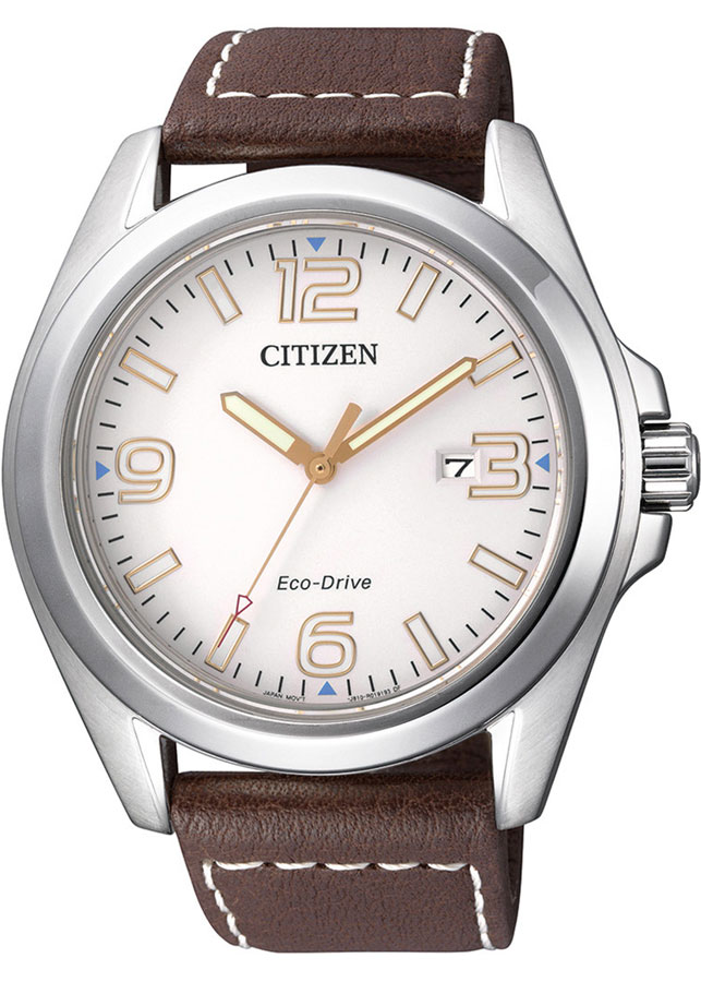 Đồng Hồ Nam Citizen Dây Da AW1430-01A - Mặt Trắng