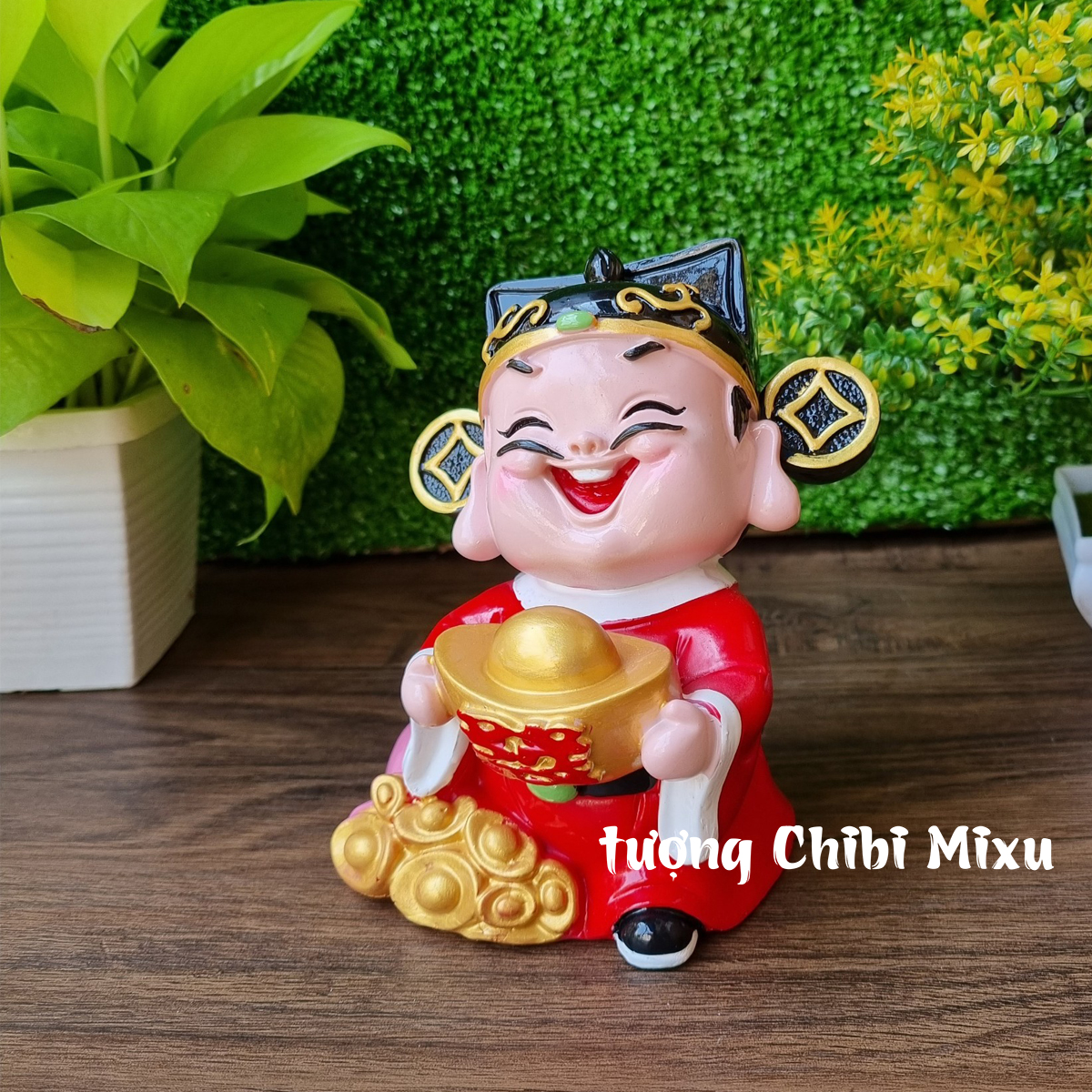 Tượng Thần Tài size 13cm may mắn - mẫu 03