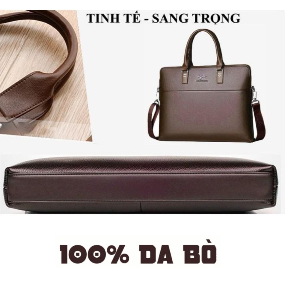 Cặp Công Sở Da Bò Cao Cấp TN258 của TRÙM SỈ TÚI XÁCH