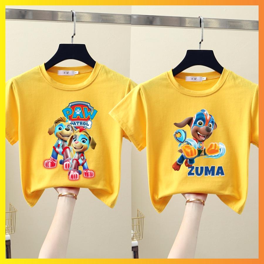 Áo Paw Patrol – Áo Thun Những Chú Chó Cứu Hộ Màu Vàng phong cách Cho Bé Trai Bé Gái