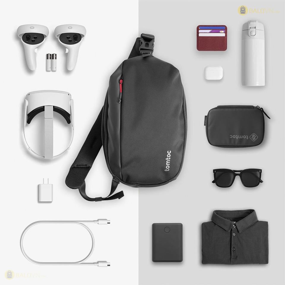 Túi đeo chéo Tomtoc A0530D1 Meta/Oculus Quest 2 Sling Bag