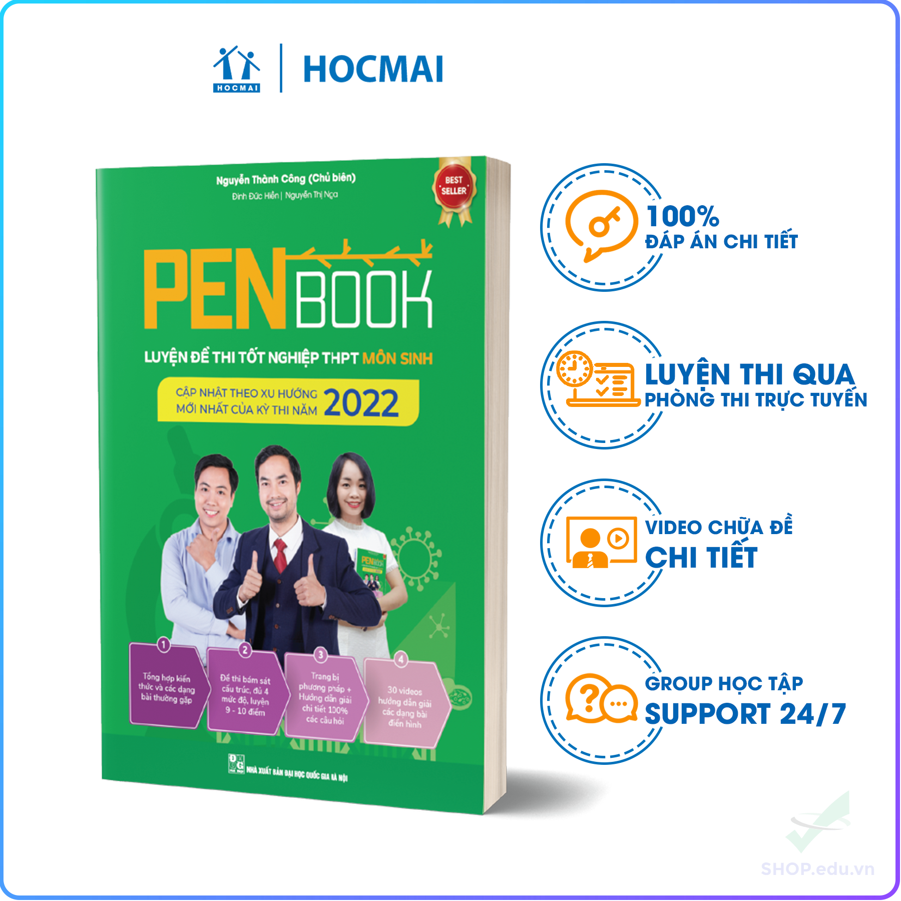 PENBOOK – Luyện đề thi tốt nghiệp THPT môn Sinh học