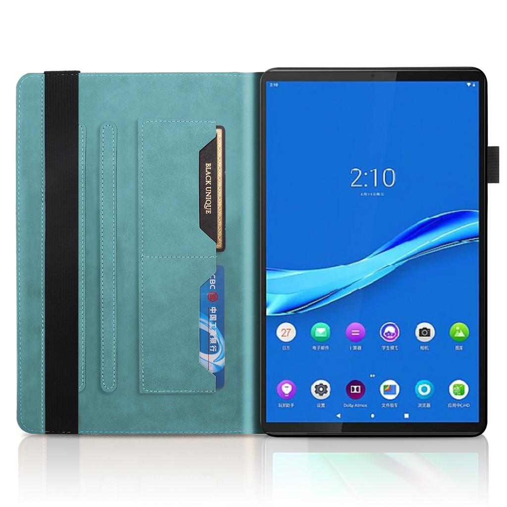 Bao da máy tính bảng dạng ví có giá đỡ cao cấp cho Lenovo Tab M10 Plus 10.3"