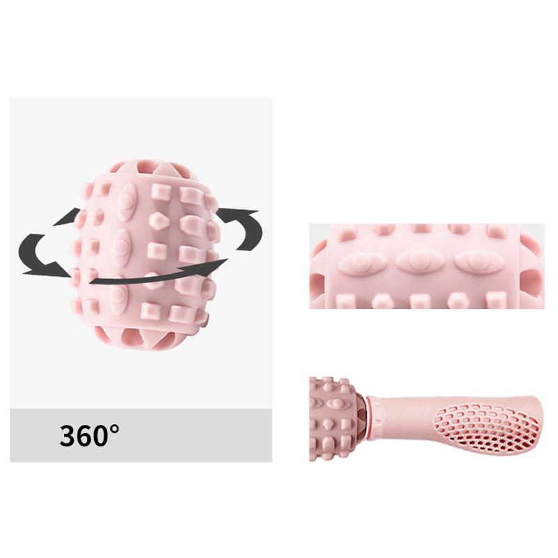 4 Bánh Tập Yoga Massage Dính Chùy Con Lăn Stovepipe Hiện Vật Thể Hình Con Lăn Chân Thư Giãn Cơ Bắp Chân Thiết Bị Tập Gym Cho Gia Đình