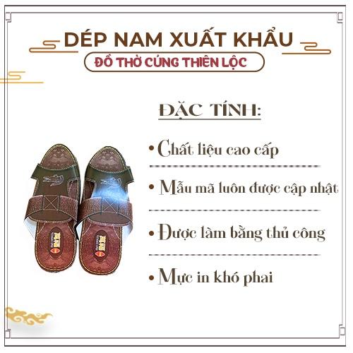 Giày Dép Nam Giấy Cao Cấp Xuất Khẩu Hàng Mã Đồ Thờ Cúng Thiên Lộc