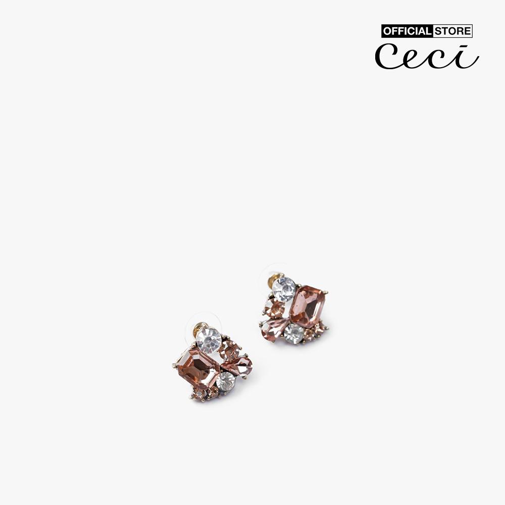 CECI - Khuyên tai nữ thiết kế đính đá thời trang CC1-09000091