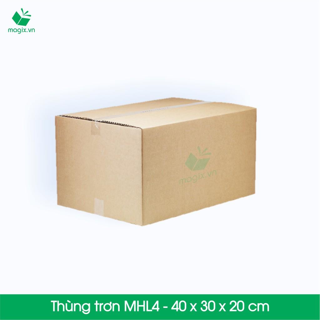 10 Thùng hộp carton - Mã MHL4 - Kích thước 40x30x20 (cm)