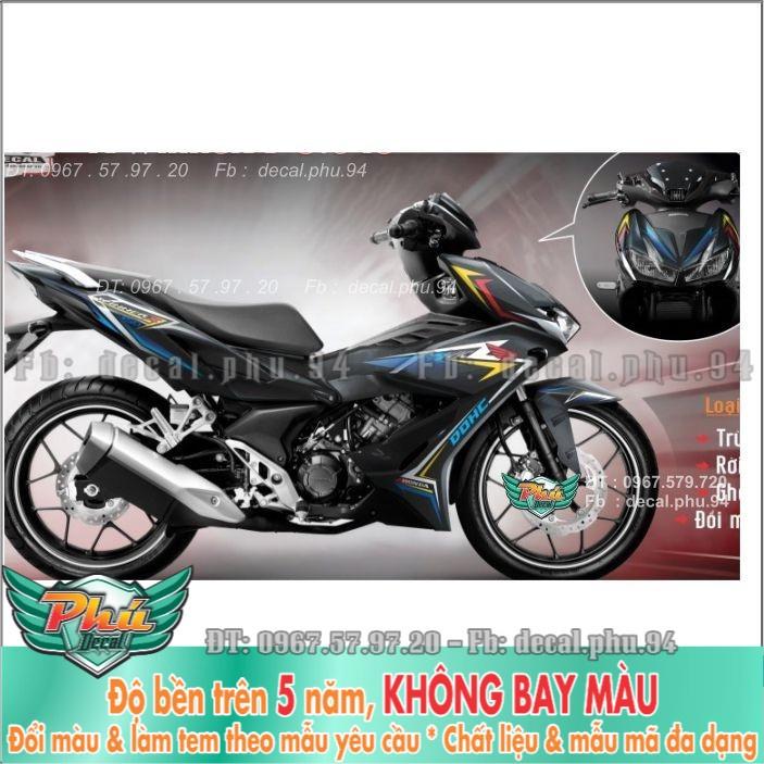 Tem rời Winner X đen nhám chỉ 7 màu