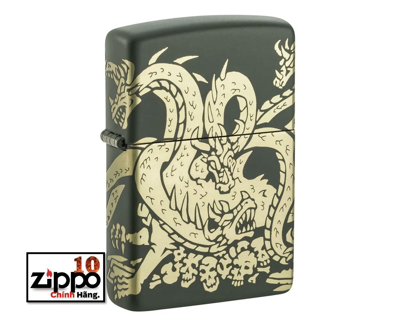 Bật lửa ZIPPO 48907 Dragon Design - Chính hãng 100%
