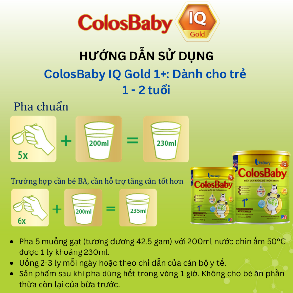 ColosBaby IQ Gold 1+ 800g