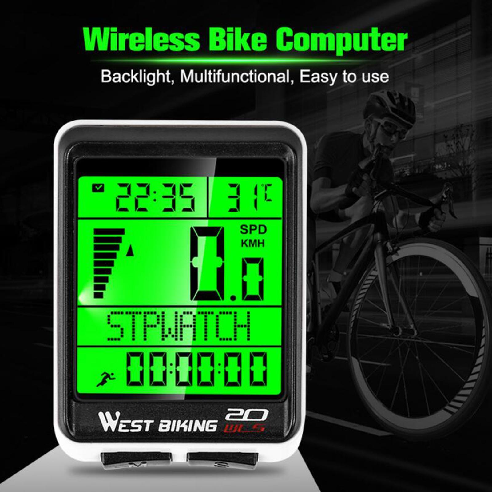 Wireless Cycling Bike Computer  Waterproof LED