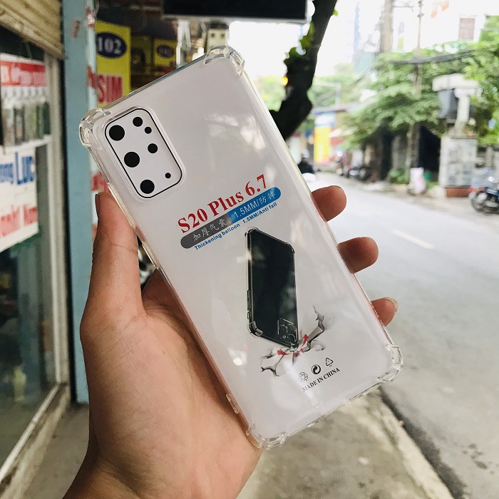 Ốp lưng dẻo trong chống sốc dành cho SamSung Galaxy S20+ Plus
