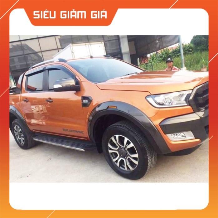 Sản Phẩm Ốp viền đèn Pha + Hậu Ford Ranger 2016-2019 có đèn LED Hàng Cao Cấp