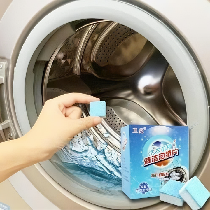 Hộp 12 viên tẩy vệ sinh lồng máy giặt diệt khuẩn và làm sạch lồng giặt hiệu quả KG9S - Hàng chính hãng