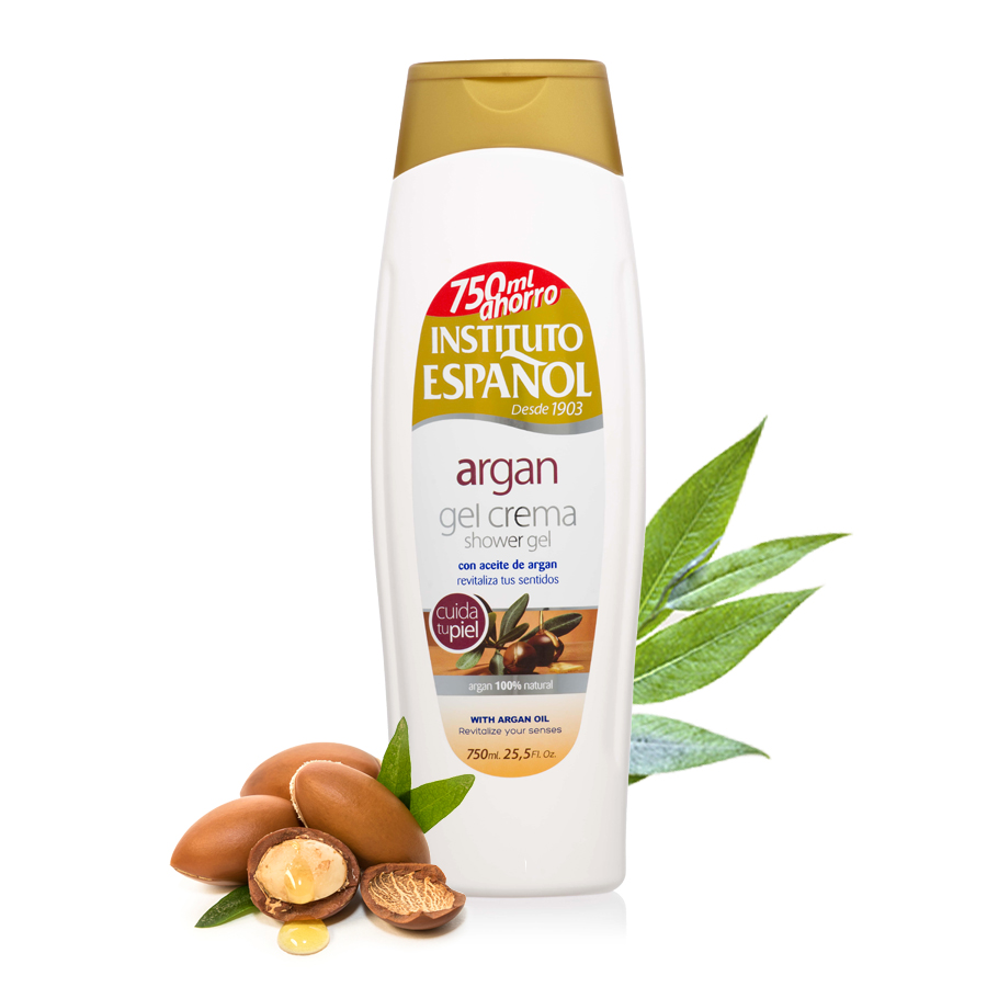 SỮA TẮM CHIẾT XUẤT TINH DẦU ARGAN INSTITUTO ESPANOL ARGAN SHOWER GEL CREAM 750ml