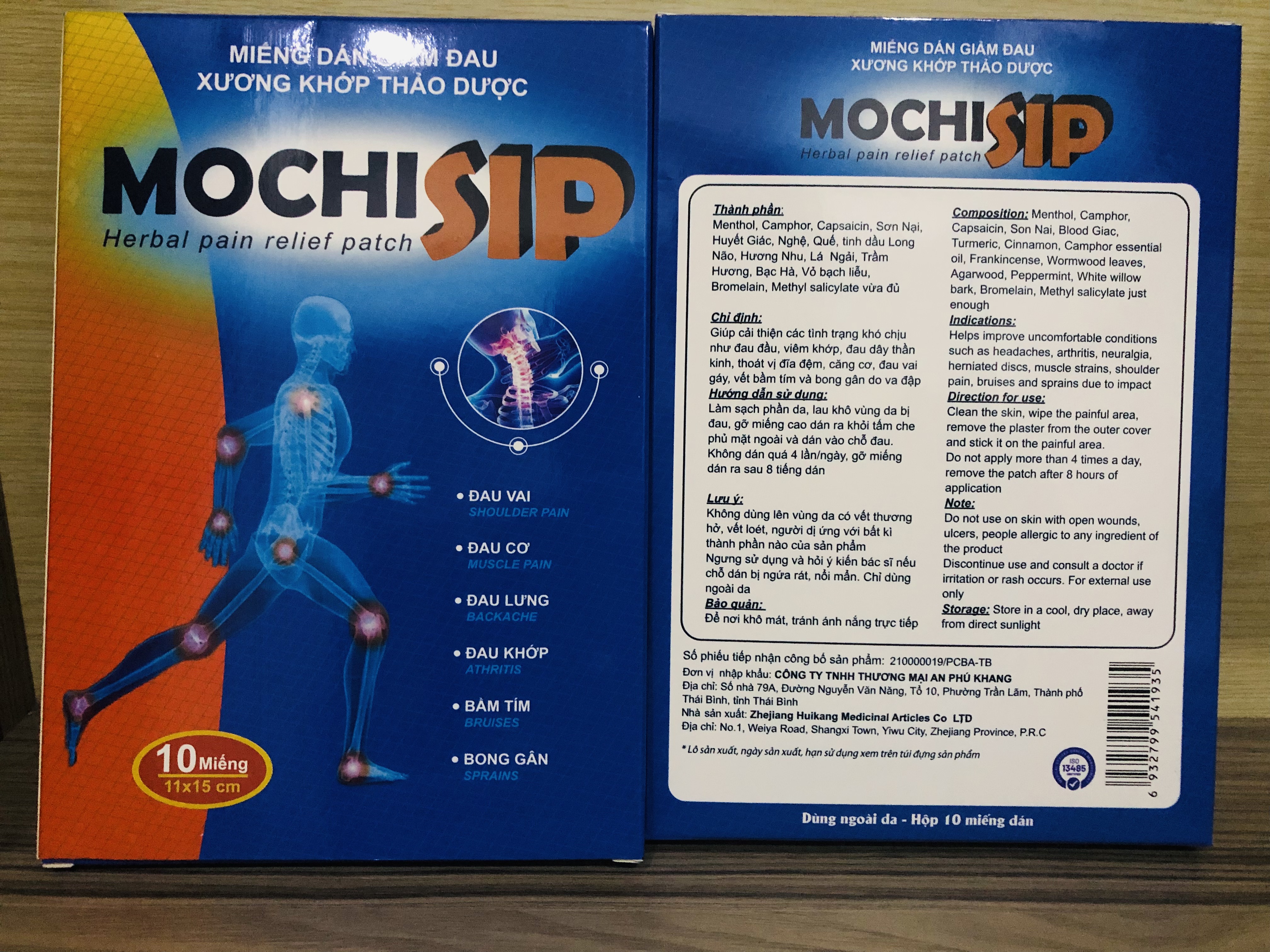 Miếng Dán Xương Khớp Thảo Dược Mochiship