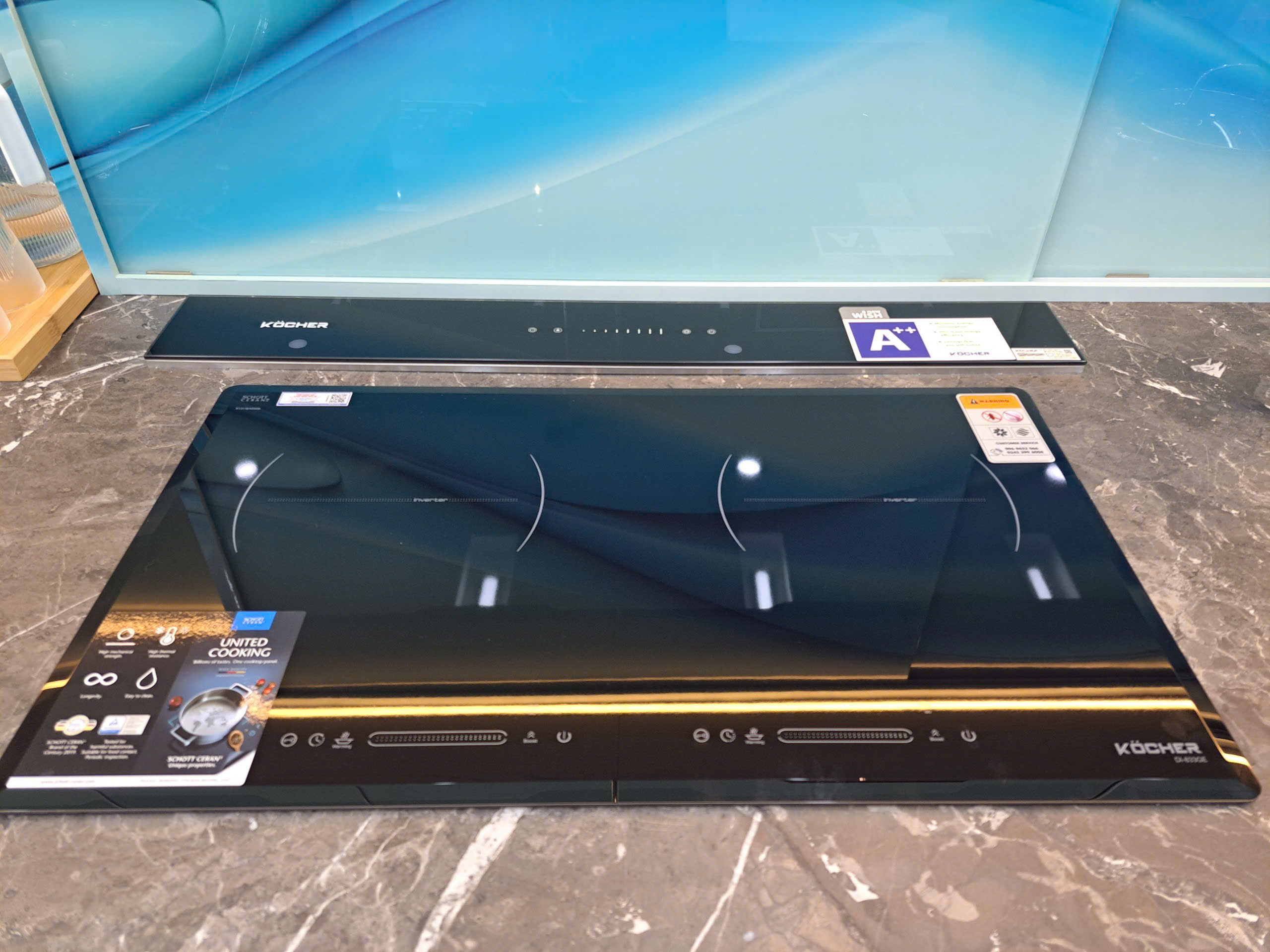 Bếp từ đôi Kocher  DI-833GE - Hàng Chính Hãng