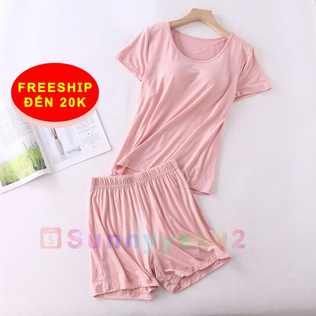 Đồ Bộ Nữ ĐẹpKèm Đệm Ngực, Chất Vải Đẹp (Có Big Size)