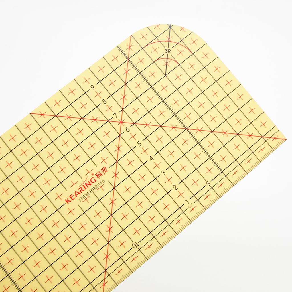 5x Hot Ironing Ruler Fabric Clothes Making Knitting Measuring Marking Tools