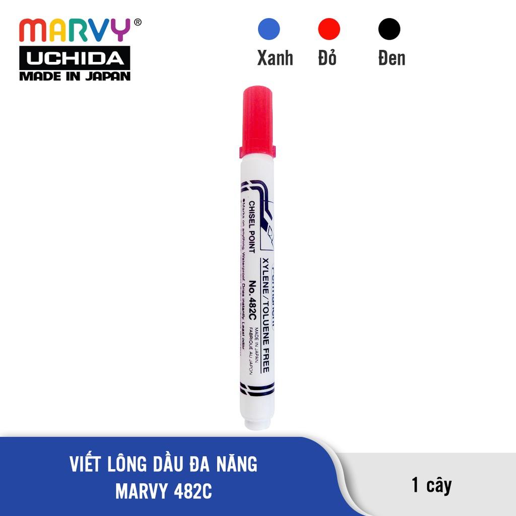 Bút Lông Dầu Đa Năng Đầu Vuông MARVY 482C