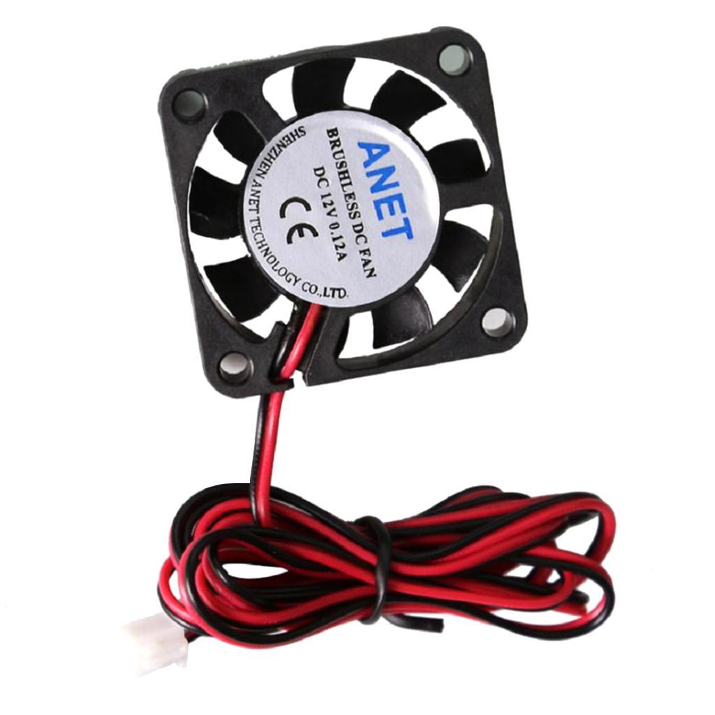 8 Pieces Ultra-silent 12V 4010 DC Brushless Cooling Fan for 3D Printer