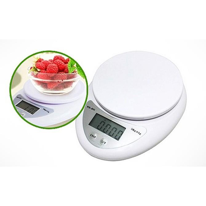 CÂN TIỂU LY NHÀ BẾP 5KG - CÂN ĐIỆN TỬ THỰC PHẨM THIẾT KẾ NHỎ GỌN CỰC TIỆN LỢI - ĐỒ GIA DỤNG BẾP THÔNG MINH