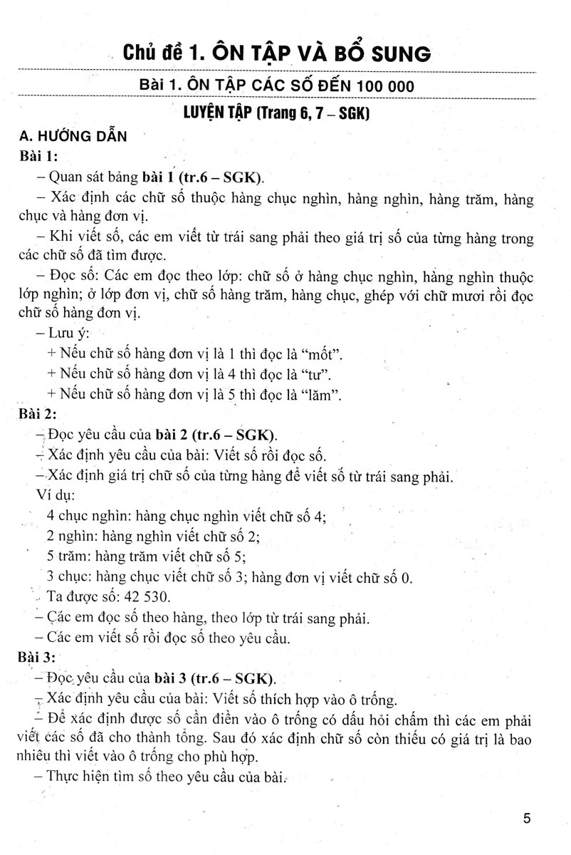 Bài Giảng Và Hướng Dẫn Học Toán Lớp 4 - Tập 1 _HA