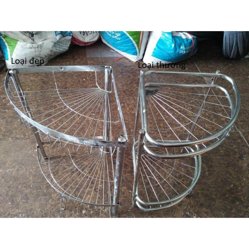 Kệ Góc Đựng Sữa Tắm Dầu Gội Trong Nhà Tắm INOX / Kệ Đựng Gia Vị Trong Nhà Bếp