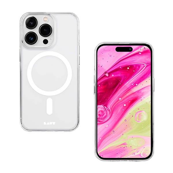 Ốp LAUT Crystal Matter X dành cho iPhone 14 Pro công nghệ chống va đập IMPKT ở độ rơi 6,4m viền Ergo chống trượt Hàng Chính Hãng