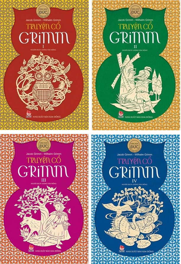 Sách - Truyện cổ Grimm (trọn bộ 4 tập)