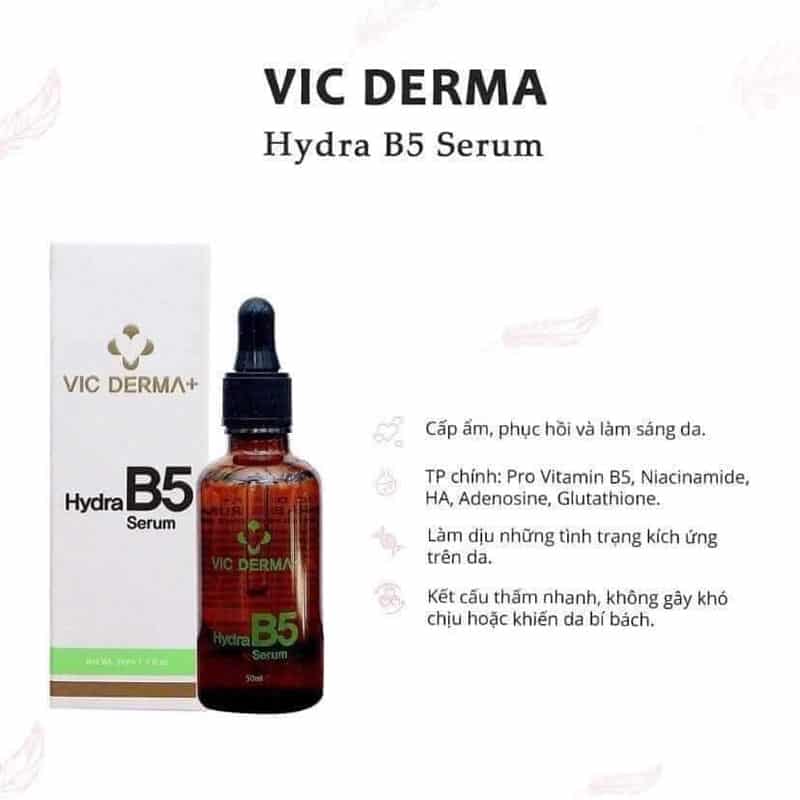 Serum Cấp Ẩm, Phục Hồi Vic Der ma+ Hydra B5 50ml