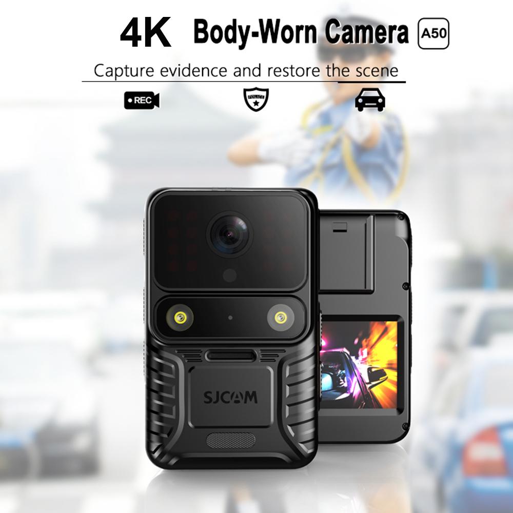 Máy ảnh đeo tay SJCAM A50 4K Camera thể thao WiFi Máy quay phim 12MP IP65 2.0 IPS Touch LED Fill Light GPS Track Audio Recording