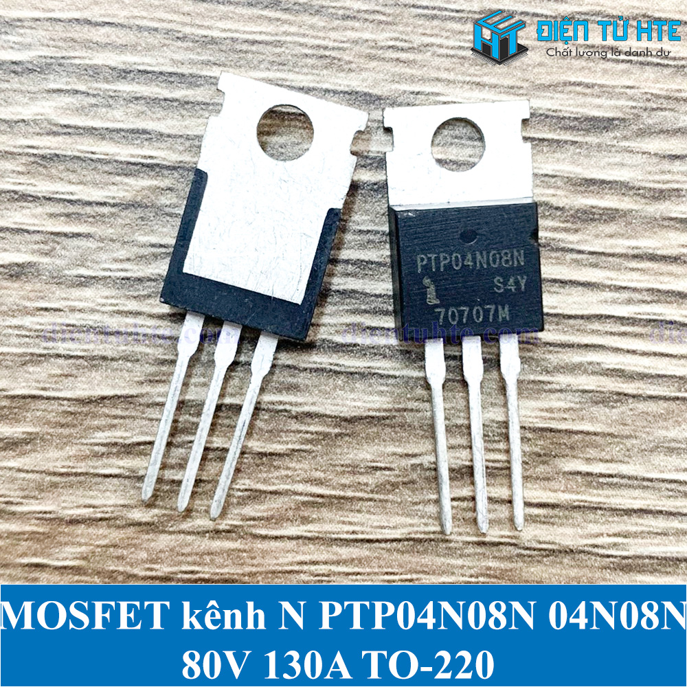 MOSFET kênh N PTP04N08N 04N08N 80V 130A TO-220